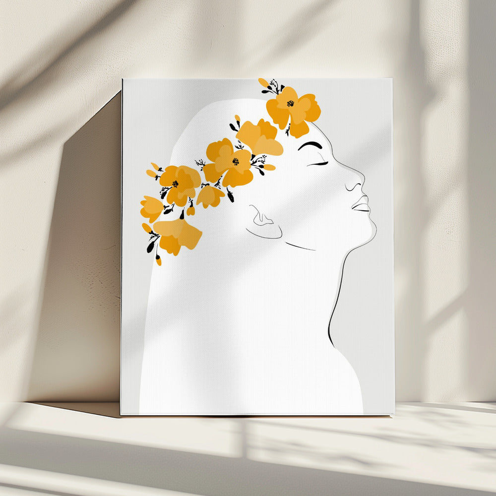 Portret van Floal Orly | Canvas