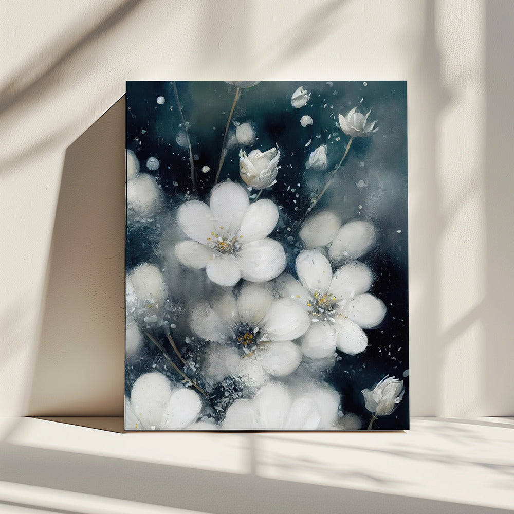 Fluisterende bloemen | Canvas