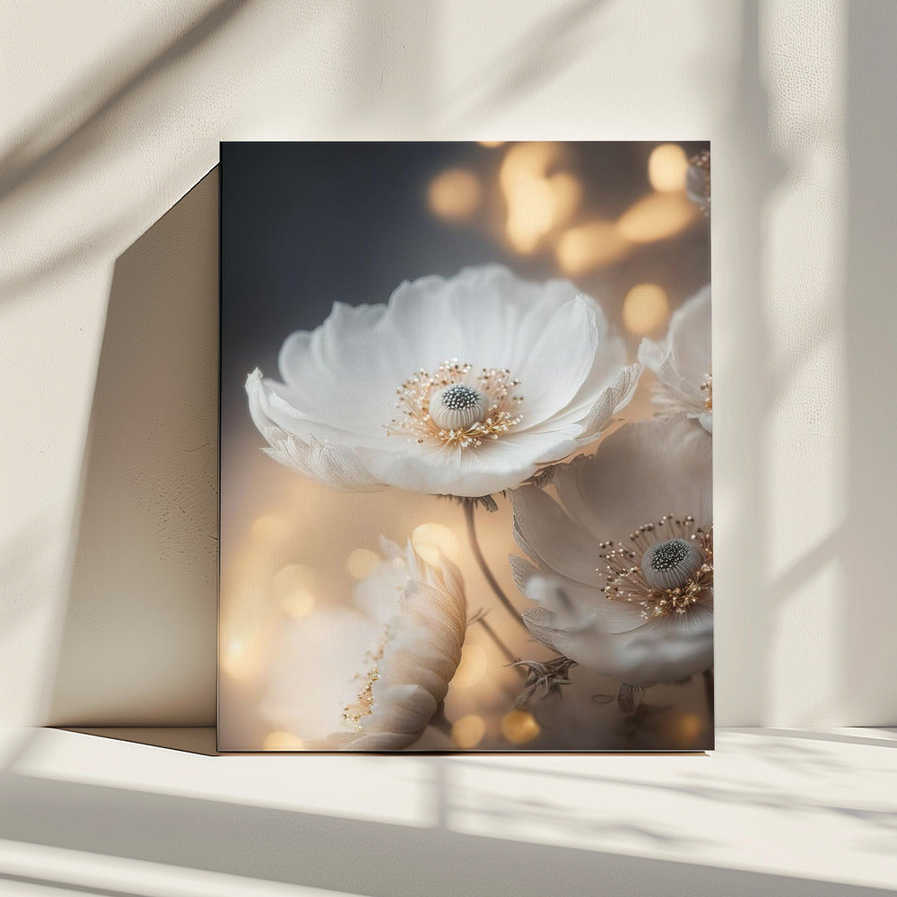 Bloemblaadjesstraling | Canvas