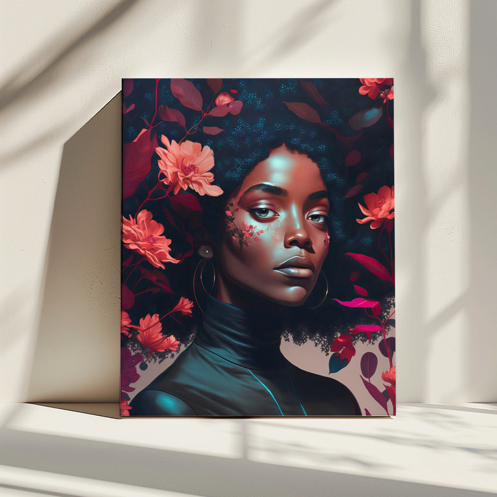 Bloemen Majesteit | Canvas