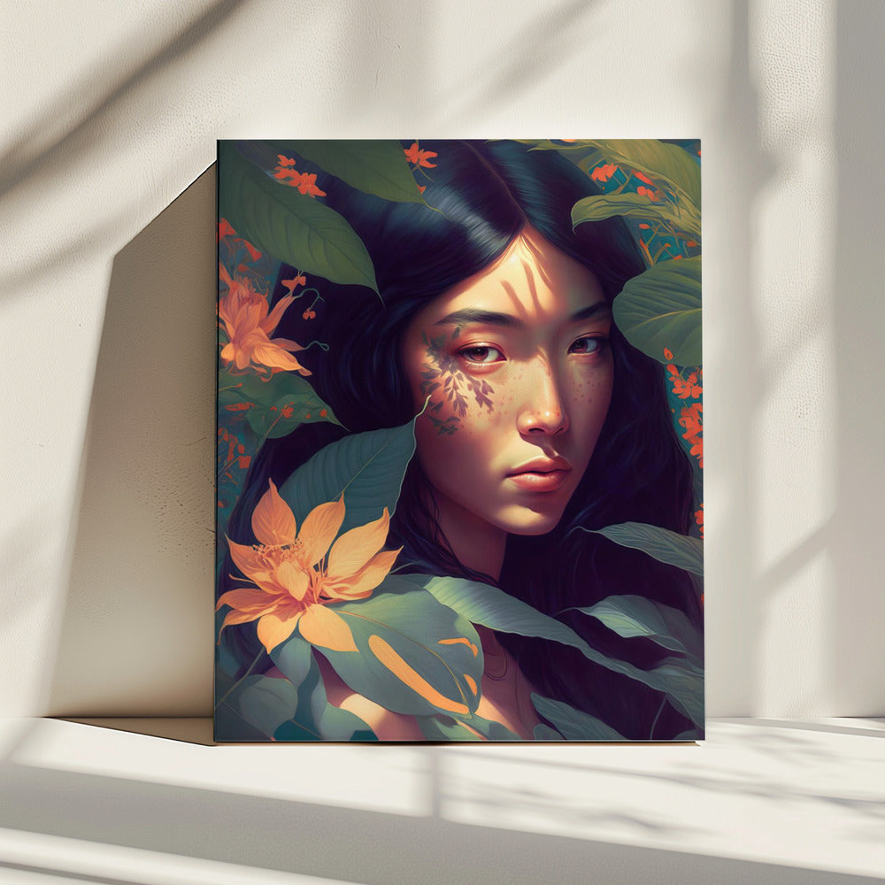 De sluier van de natuur | Canvas