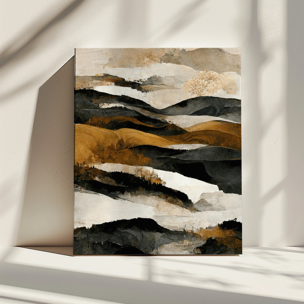 Gouden Horizonnen | Canvas