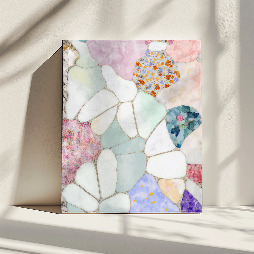 Bloemblaadjeskaleidoscoop | Canvas