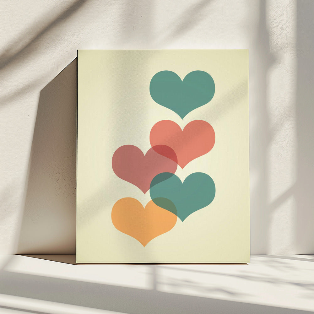 Mid-century harten I | Canvas