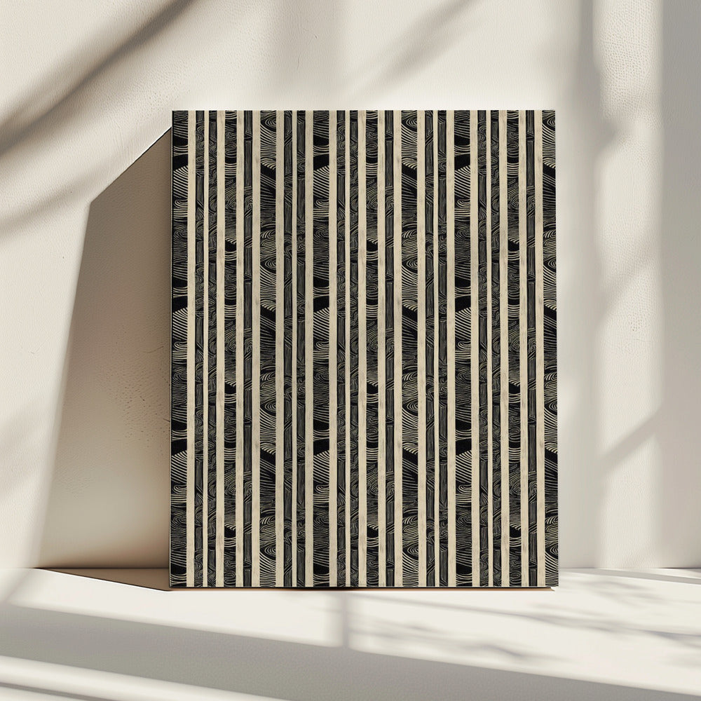 Strepen van sereniteit | Canvas
