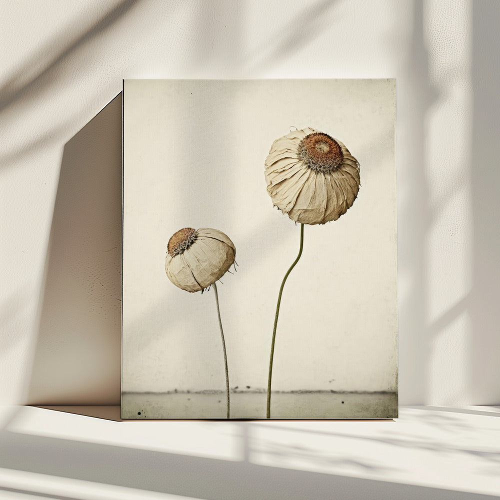 Fluisterende bloemen | Canvas