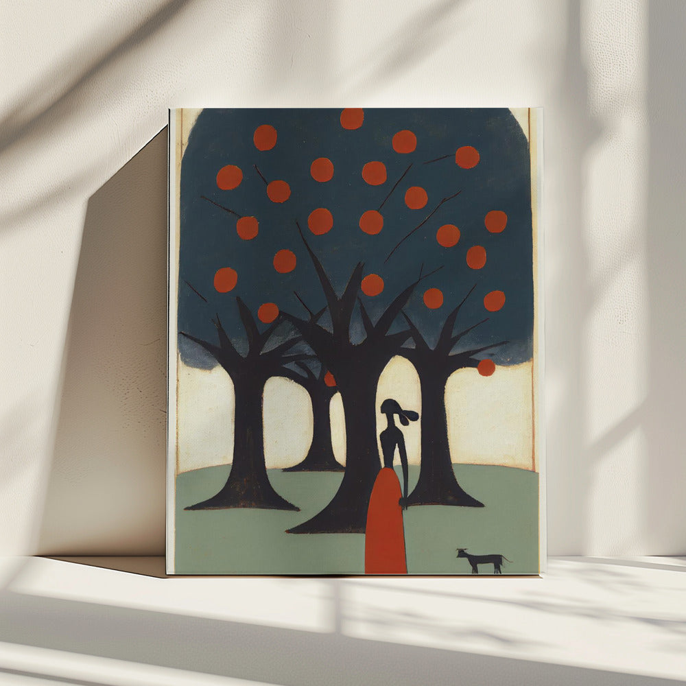 Dromerige boomgaardwandeling | Canvas