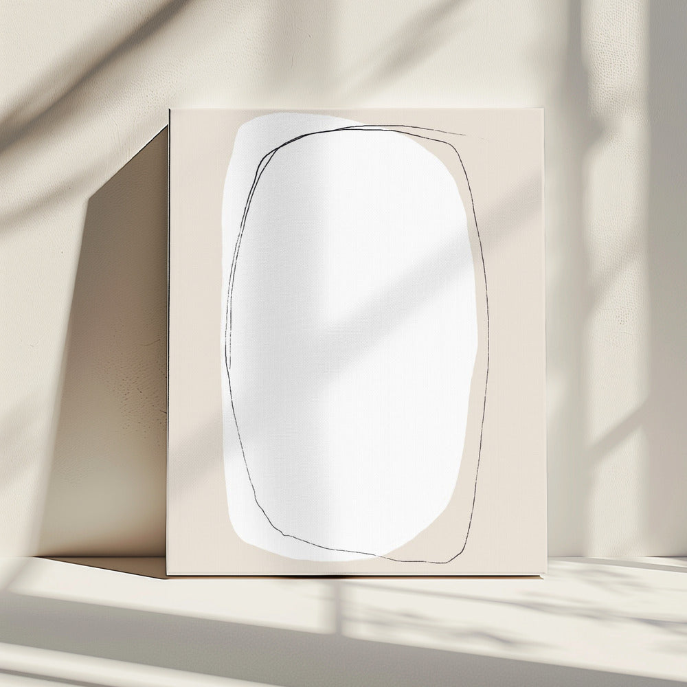 Layered Oval Shapes | Canvas