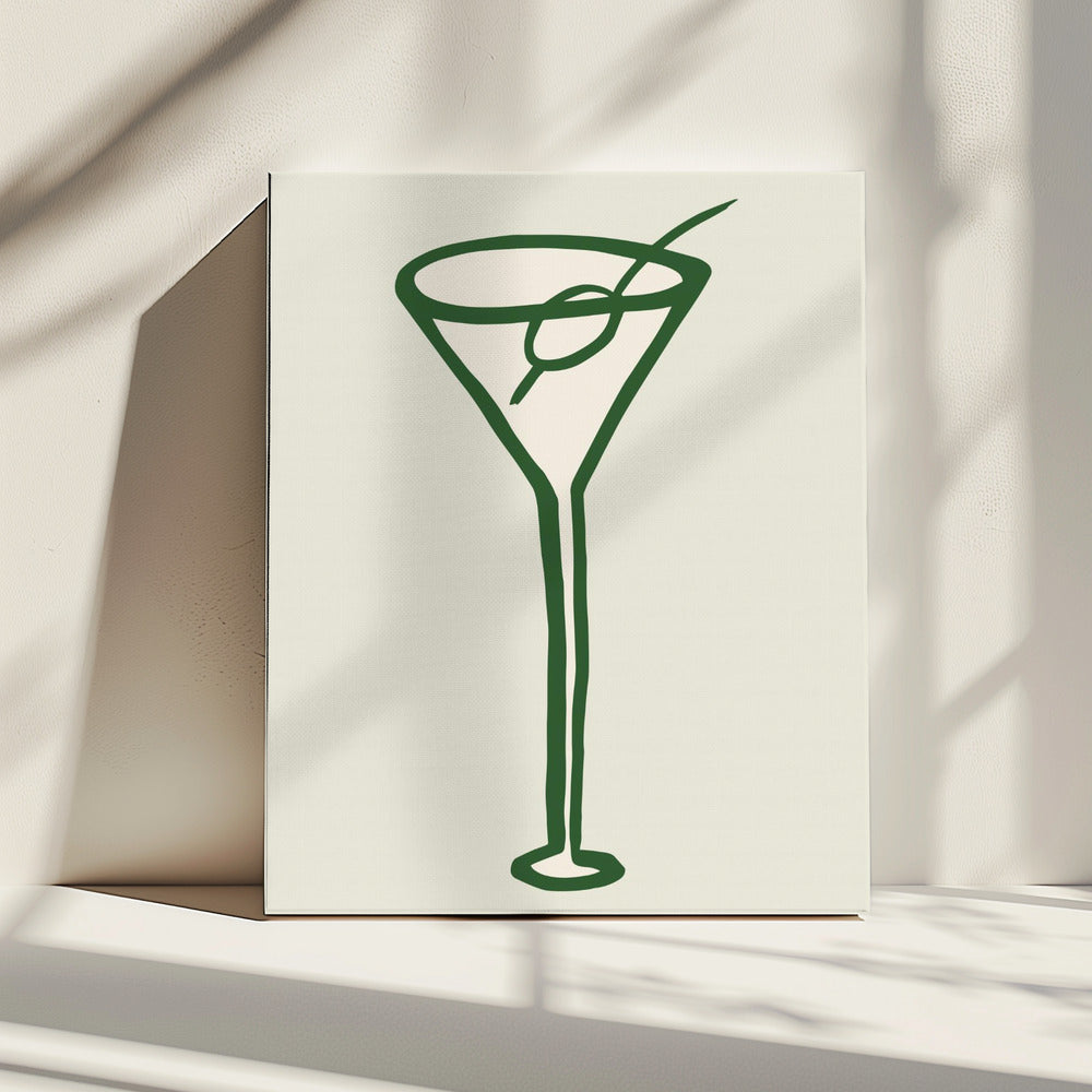 Cocktailgroen | Canvas