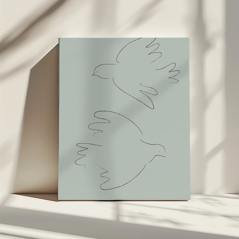 DOVES Groen | Canvas