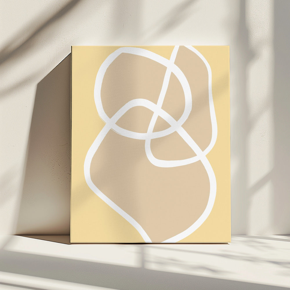Vorm 13 Geel | Canvas