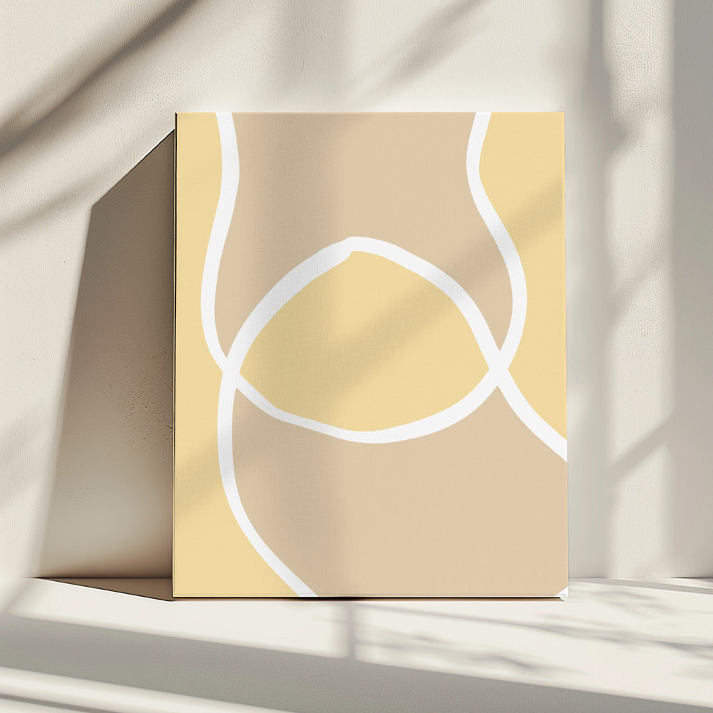 Vorm 12 Geel | Canvas