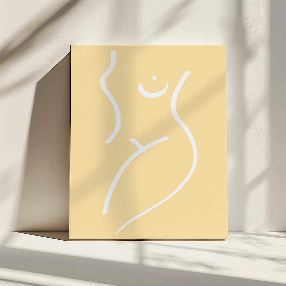 Nude Geel | Canvas