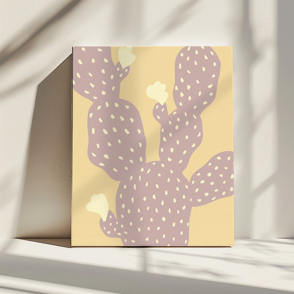 Cactus Geel | Canvas