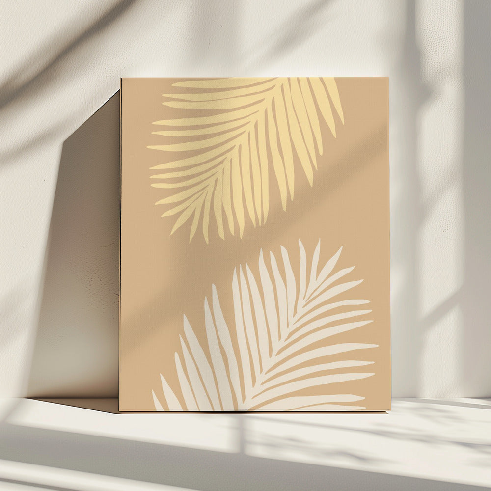 Bladeren Geel | Canvas