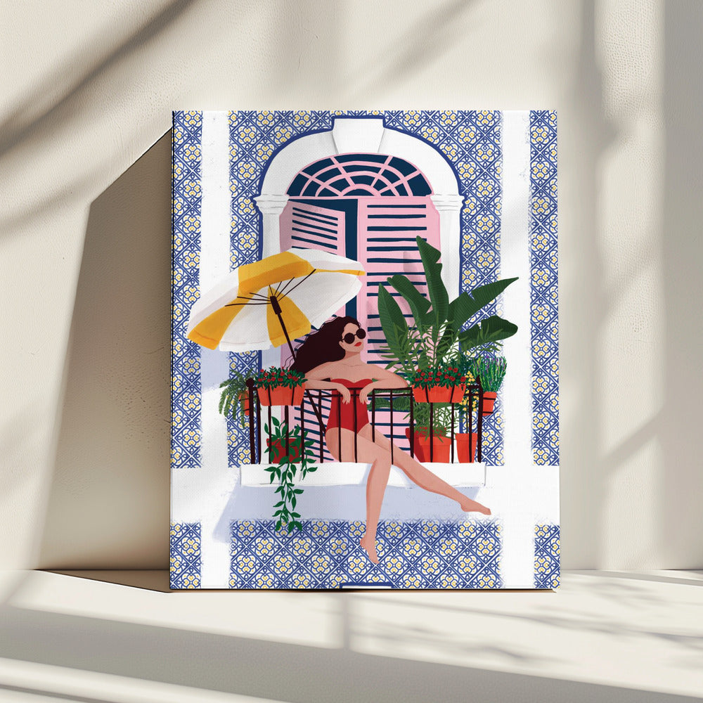 De zon vangen | Canvas