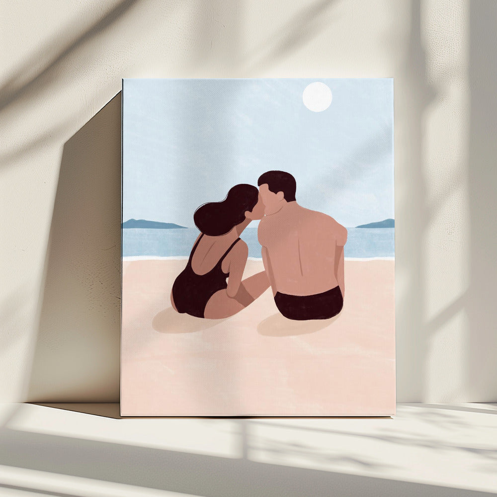 Eerste kus | Canvas