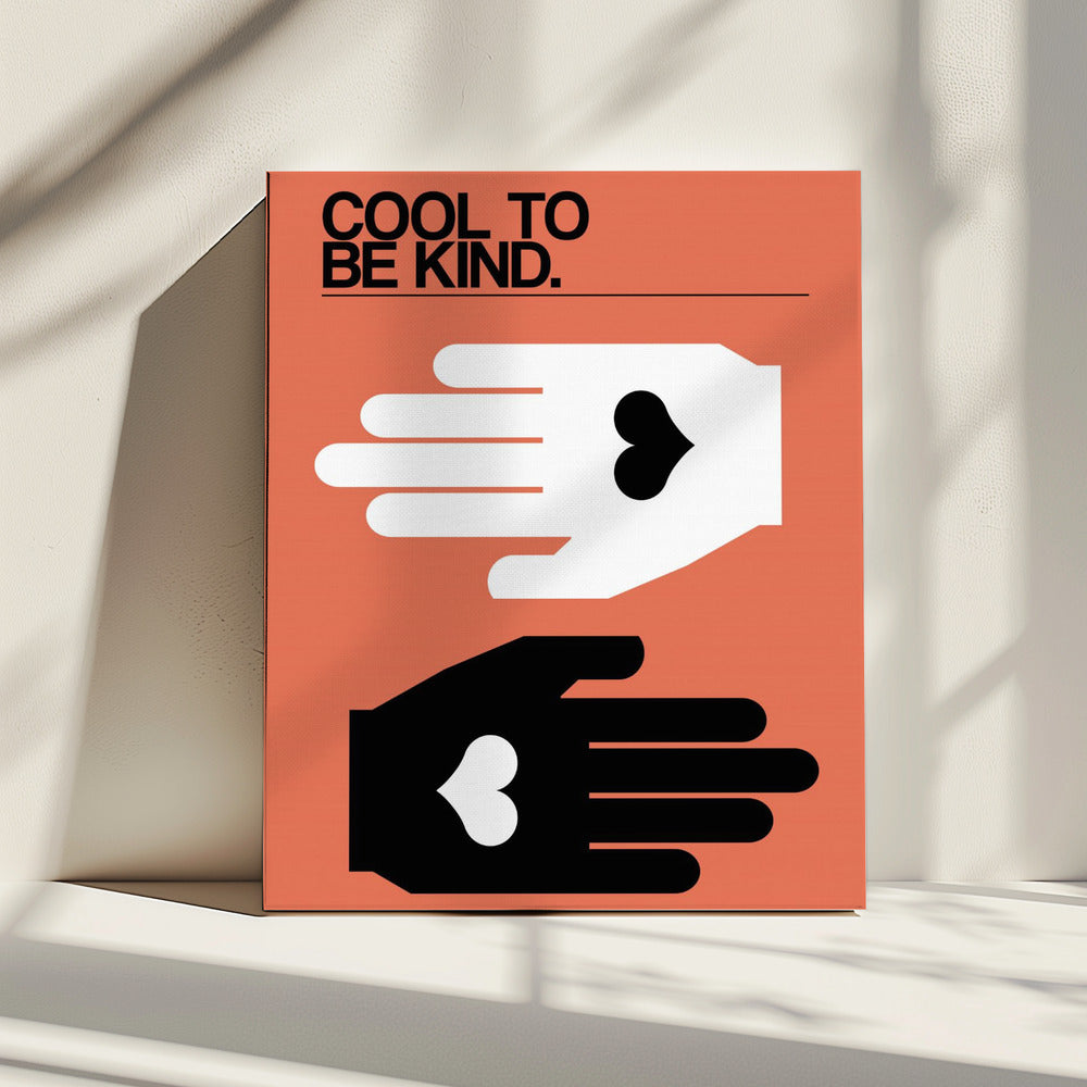 Cool To Be Kind Zalm | Canvas