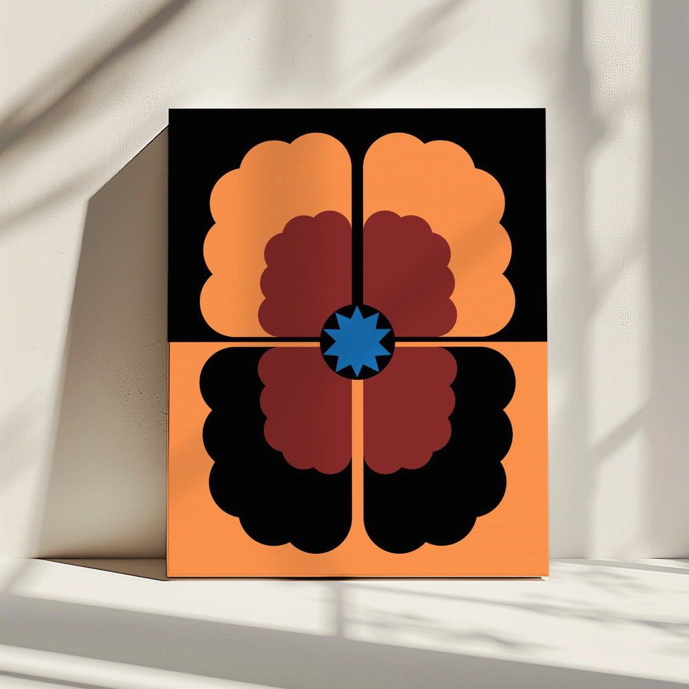 Viooltje 1970 | Canvas