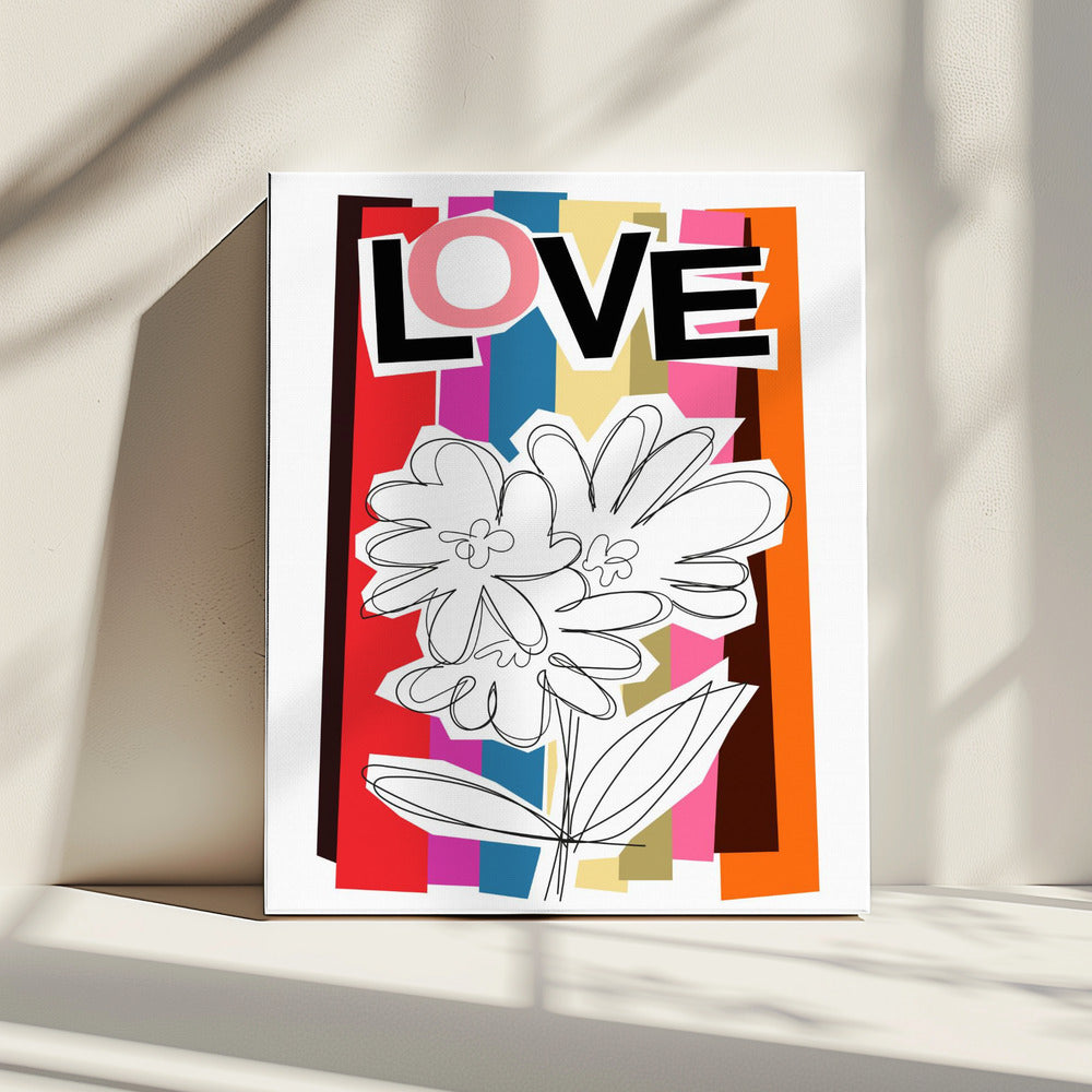 Krabbelbloem Zomerfruit | Canvas