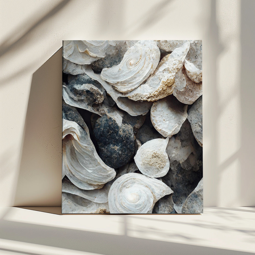 Schelpen en steen | Canvas