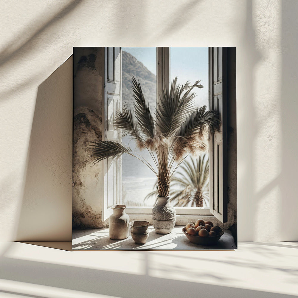 Zonovergoten sereniteit | Canvas