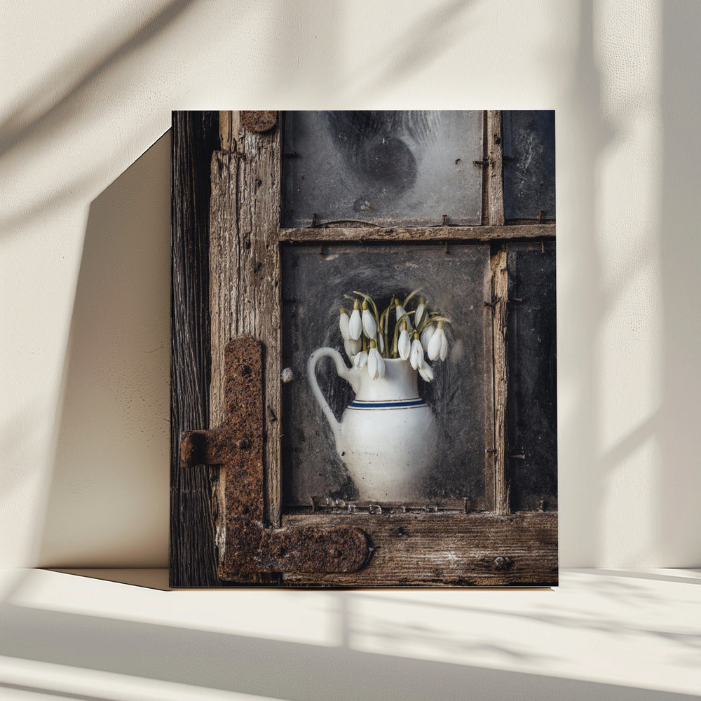 Spring flowers in the window | Canvas