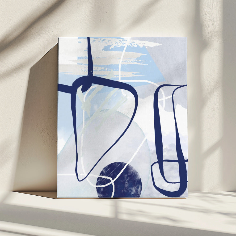 Lines of Blue-1 | Canvas