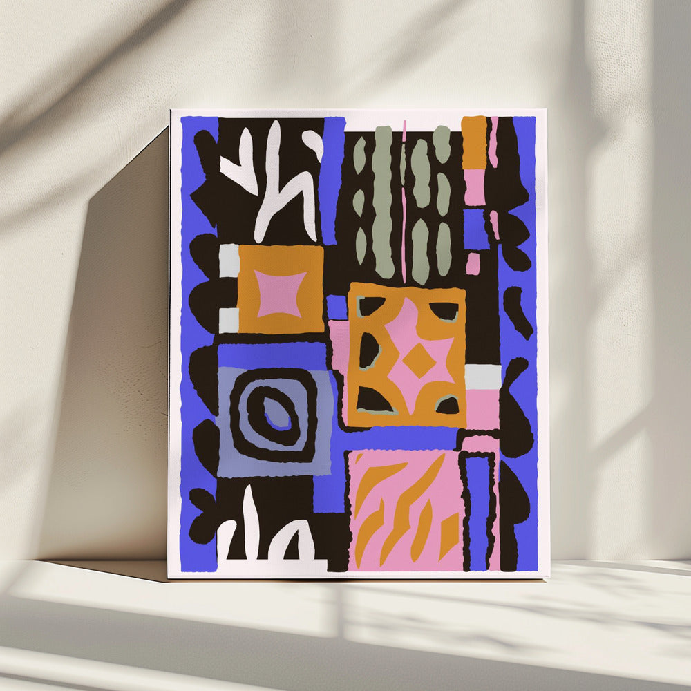 Kleurrijke geometrie | Canvas