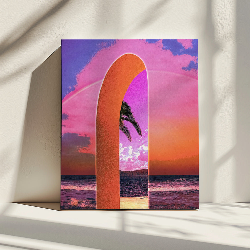 Portaal Vaporwave | Canvas