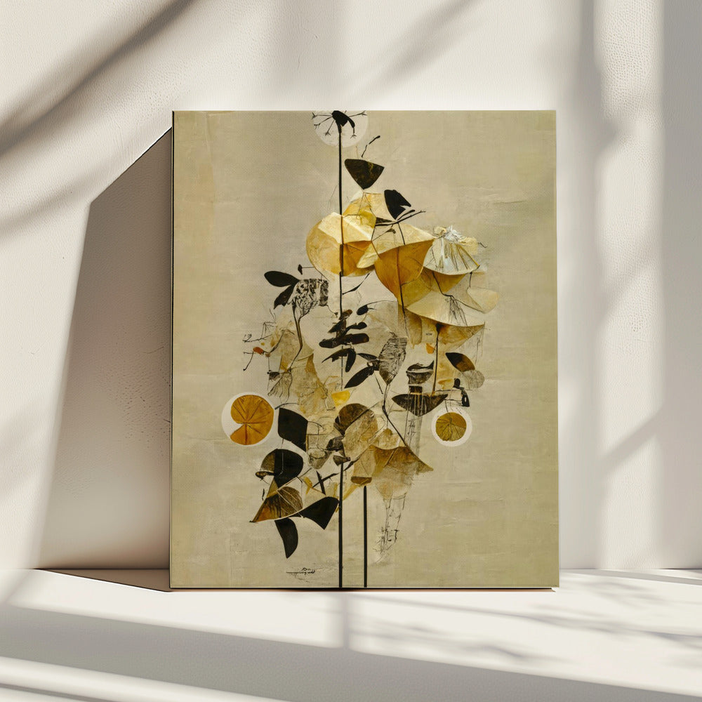 Gouden Bloesems | Canvas