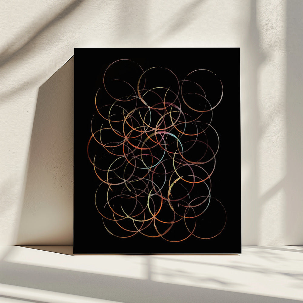 De brandende cirkel | Canvas