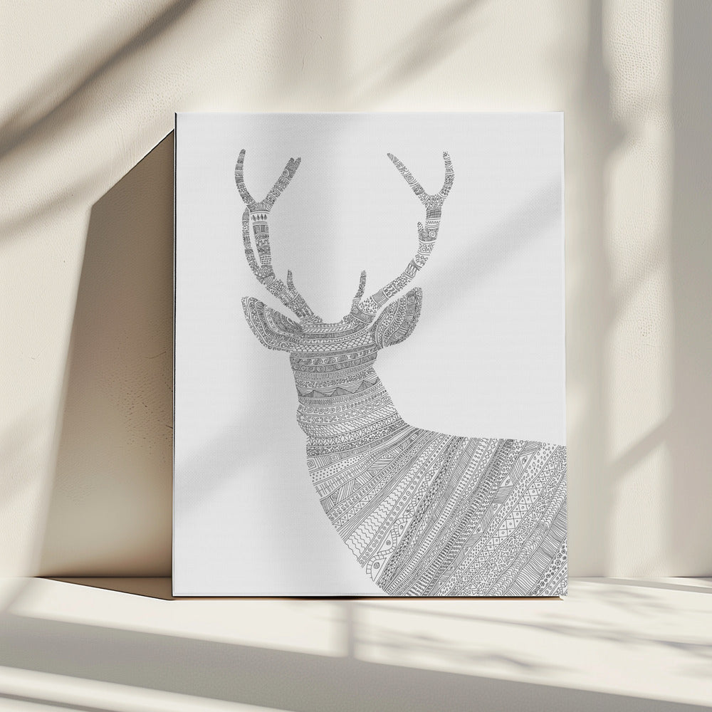 Stag Grey | Canvas