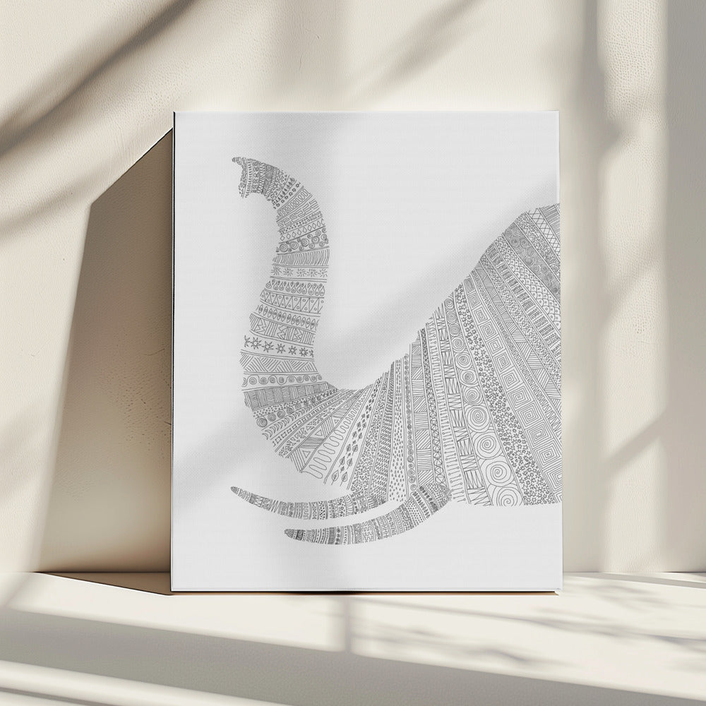 Olifant nr. 5 | Canvas