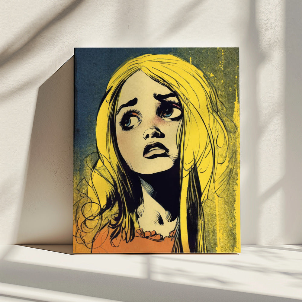 Verloren in gedachten | Canvas