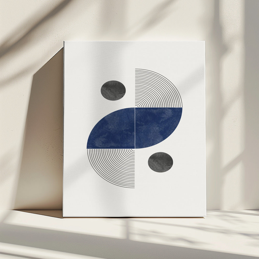 Symmetrische echo's | Canvas