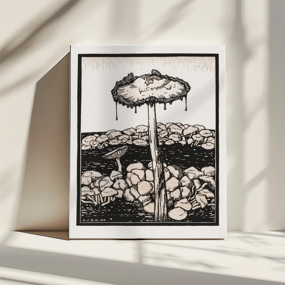 Druipende paddenstoel 1916 | Canvas