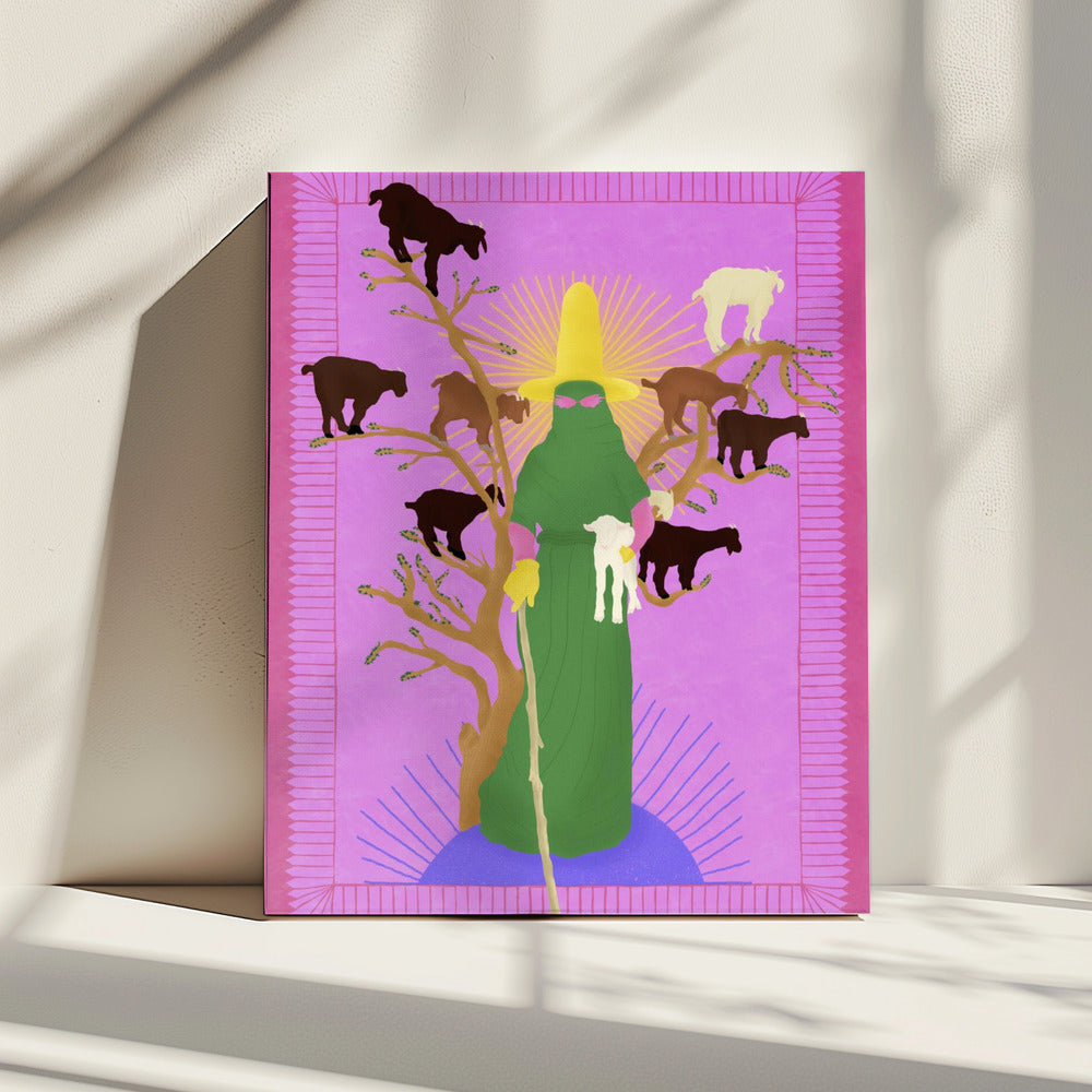 Heilige Vrouw Herder | Canvas