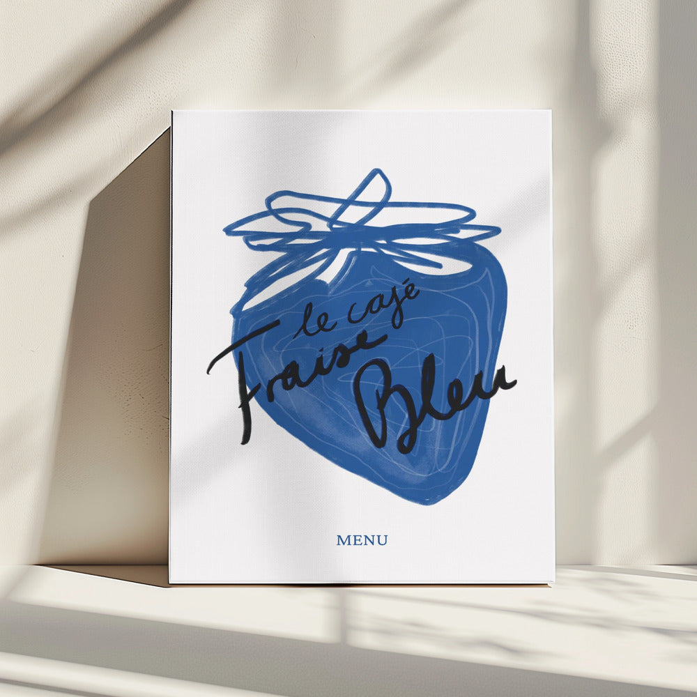 Blauwe bessengenot | Canvas