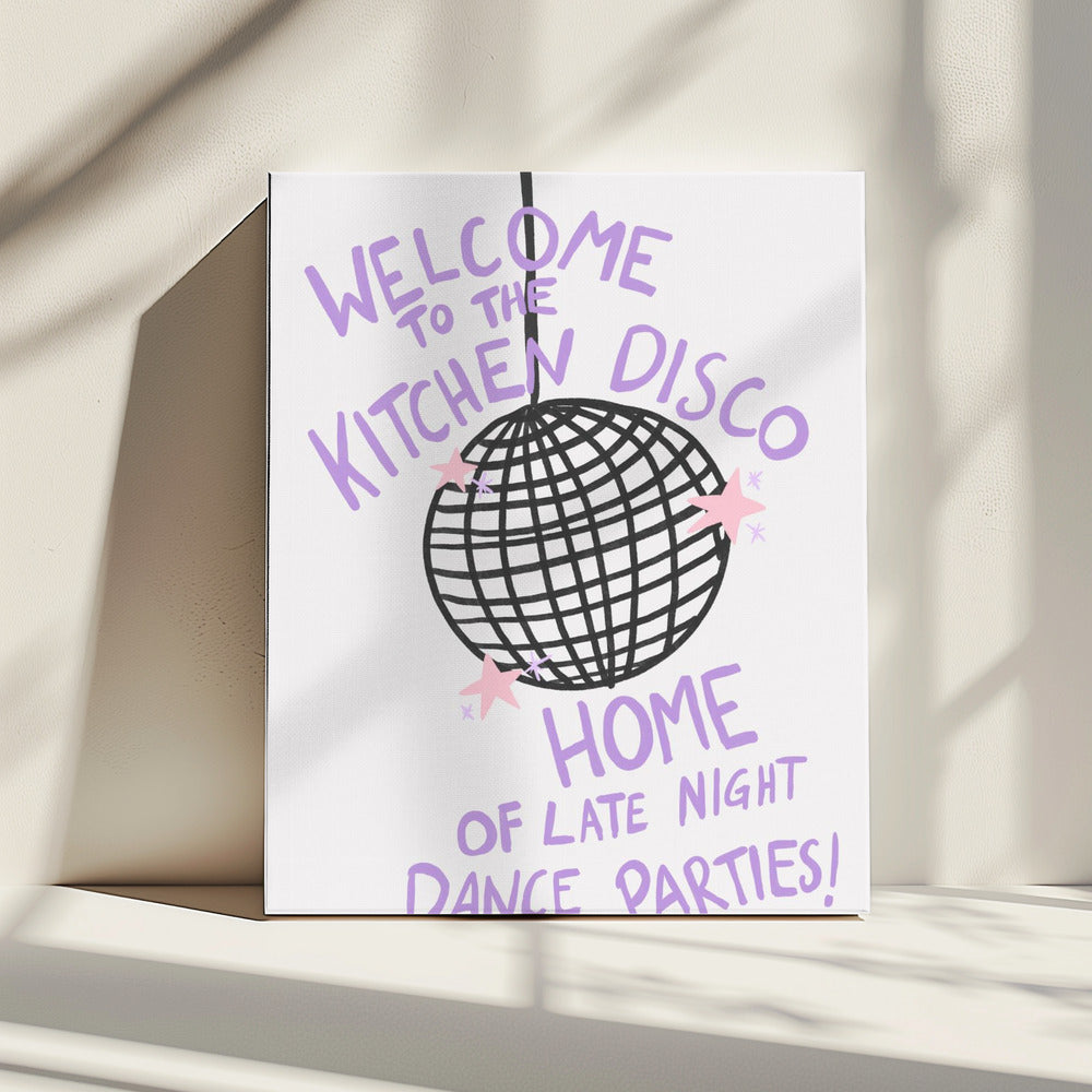 Keuken Disco Vibes | Canvas