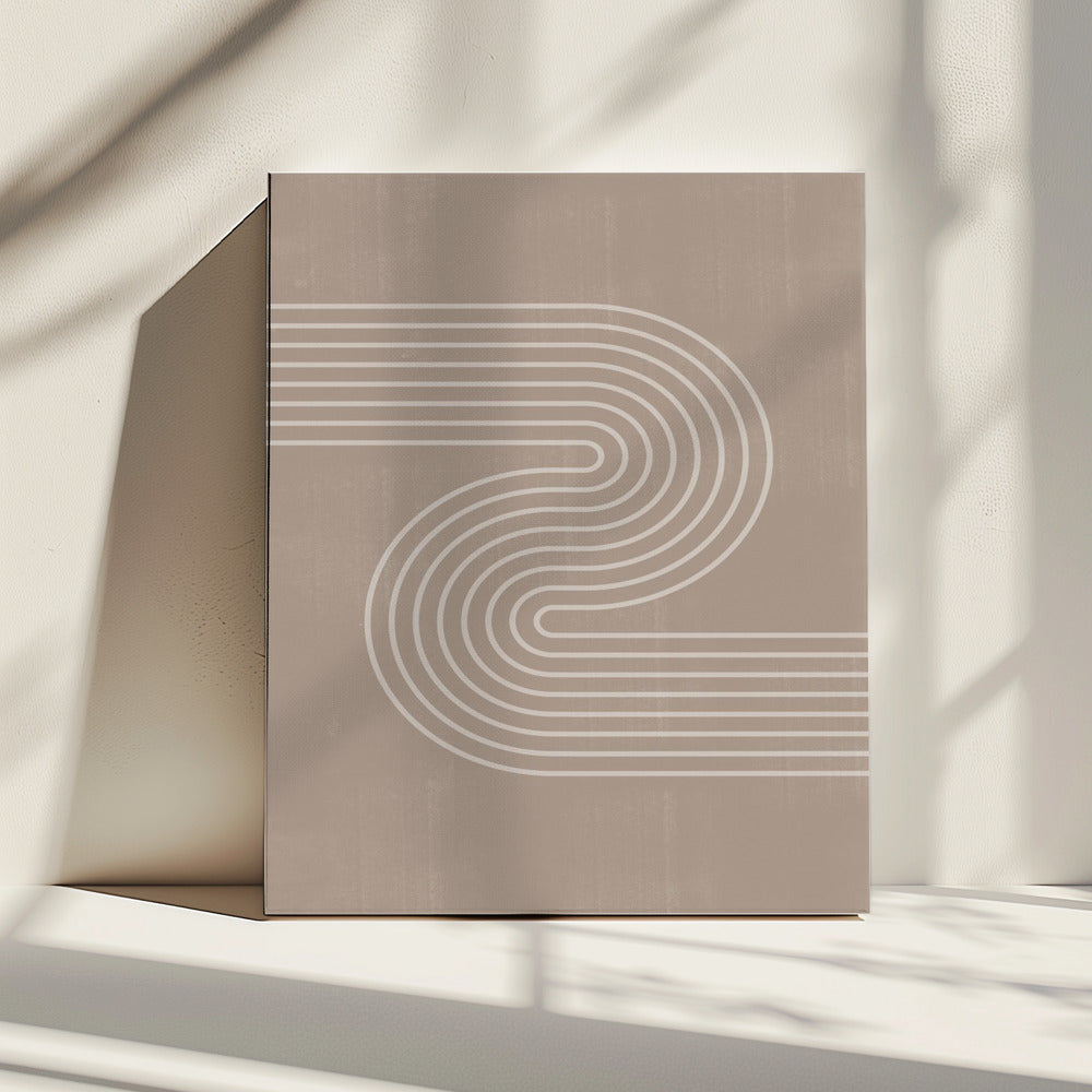 Gebogen pad | Canvas