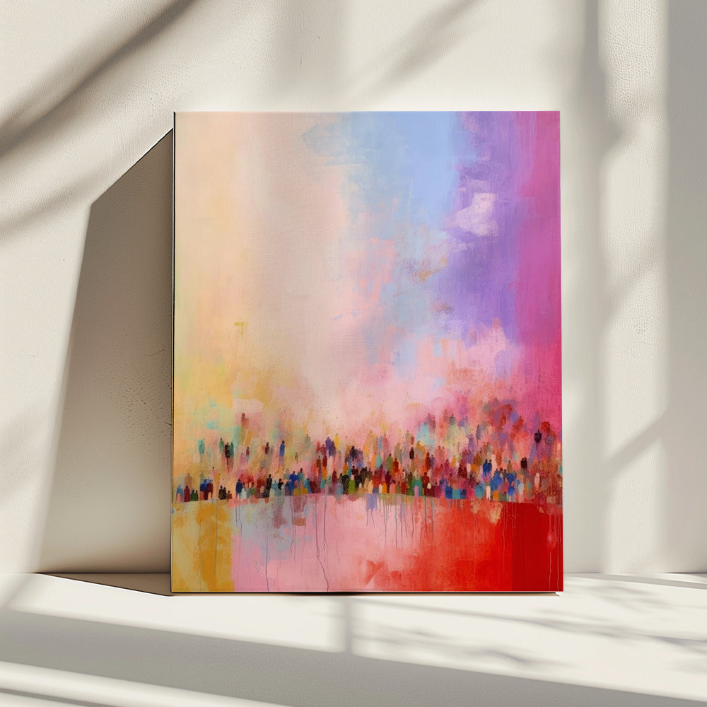 Kleurrijke Haze | Canvas