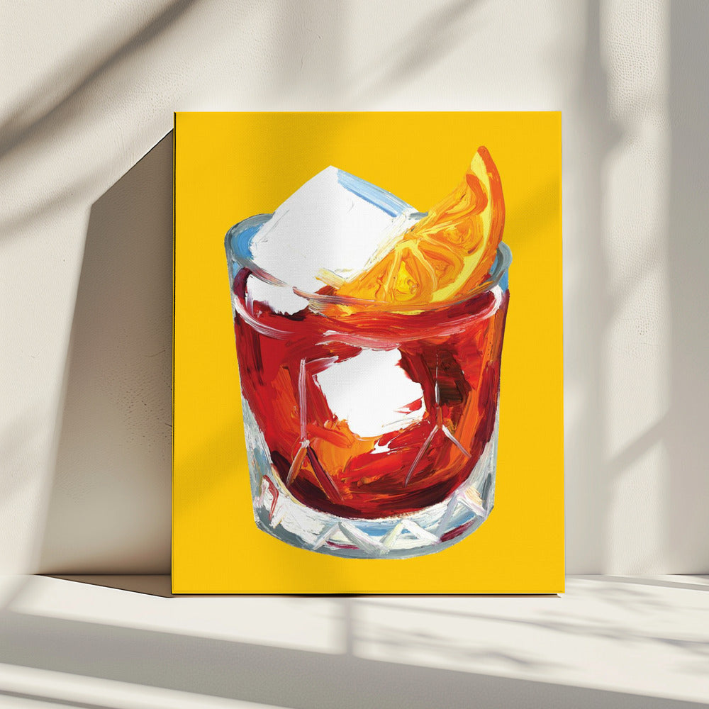 Negroni op zonneschijn | Canvas