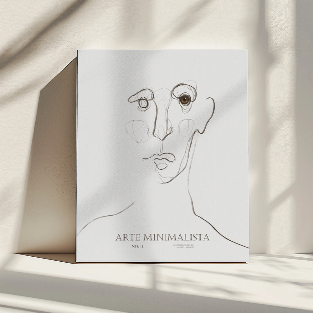 Minimalistische kunst nr. 2 | Canvas