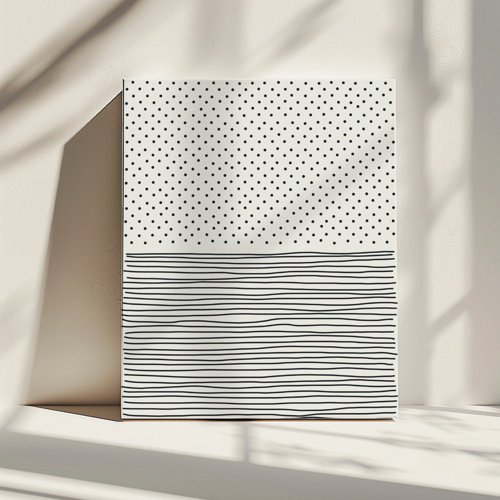 Minimale Lijn Vibes #1 | Canvas