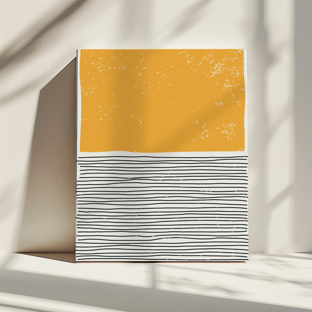 Minimaal Geel | Canvas