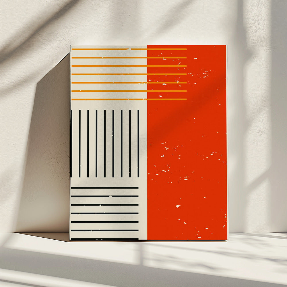 Levendige Minimal Serie #4 | Canvas
