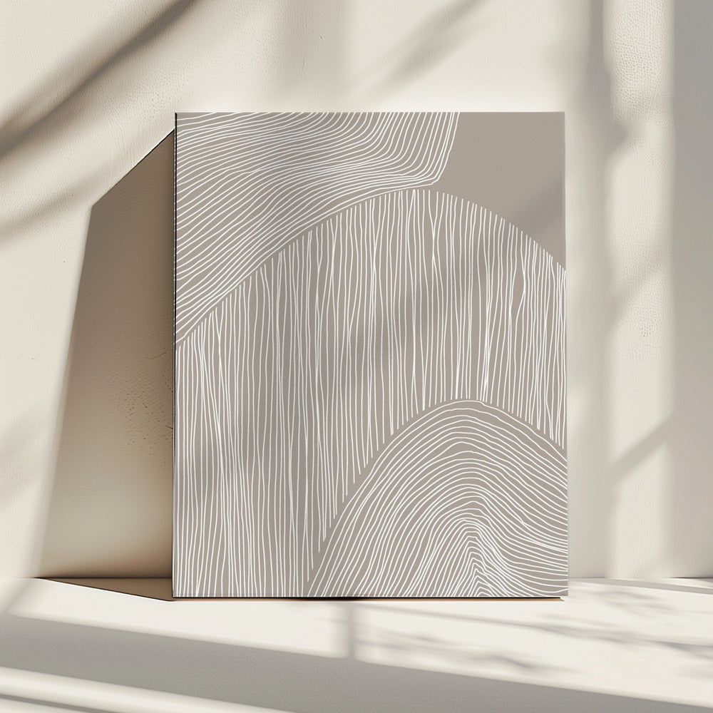 Abstract Organic Lines | Canvas