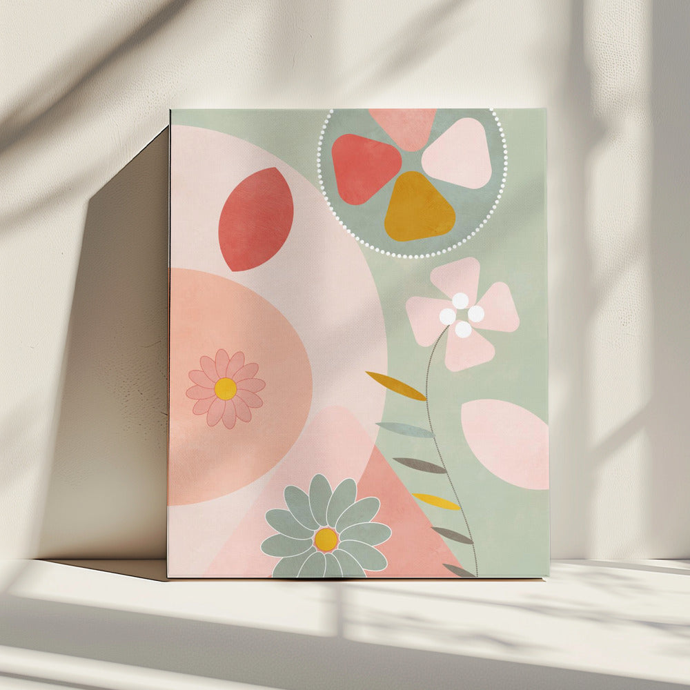 Vriendelijke kleuren 3 | Canvas