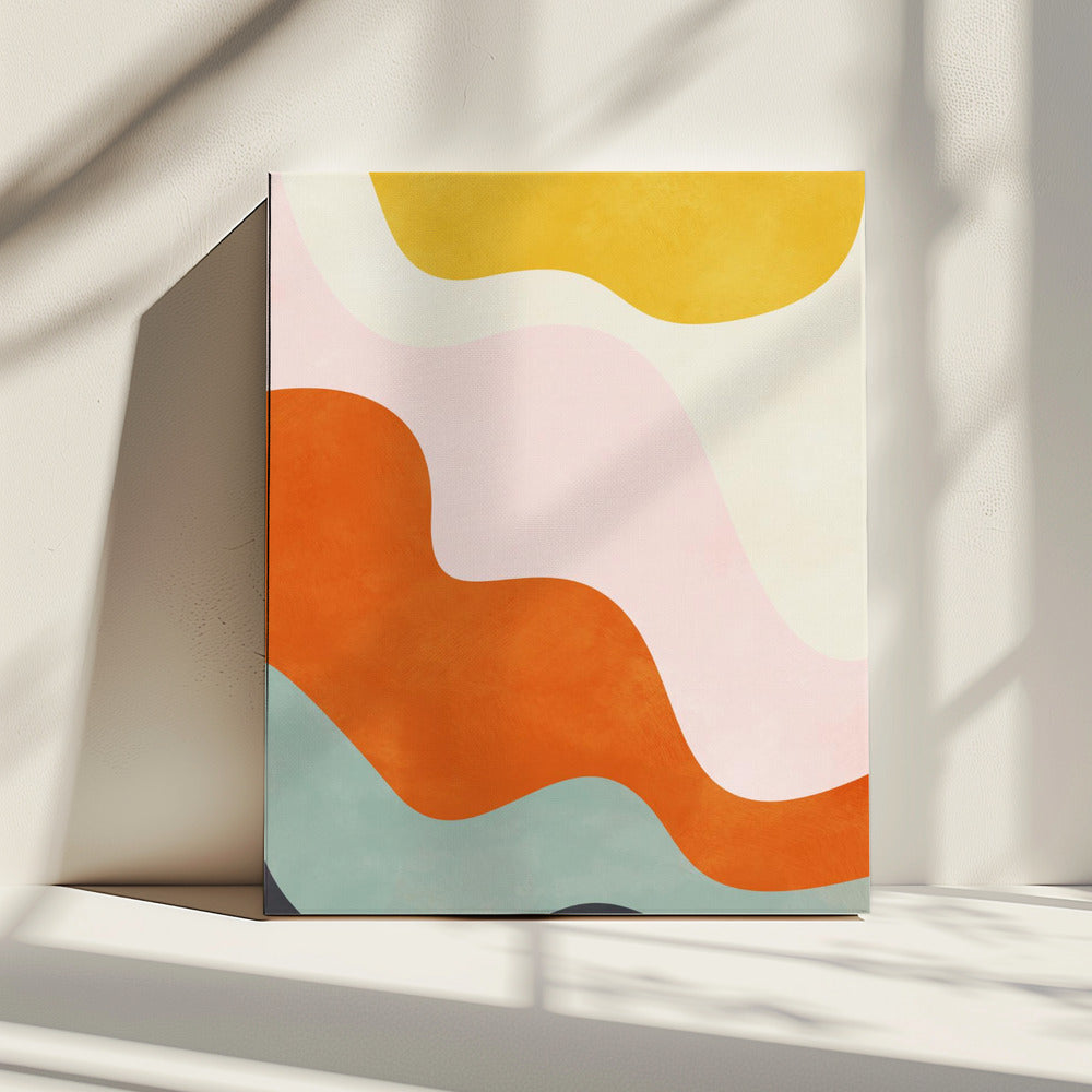 Vriendelijke kleuren3 | Canvas